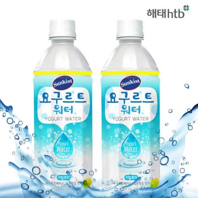 해태음료 썬키스트 요구르트 워터 500PETx24 음료수, 24개, 500ml