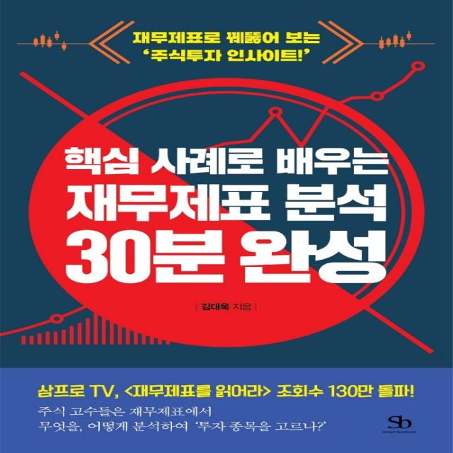 핵심 사례로 배우는 재무제표 분석 30분 완성:재무제표로 꿰뚫어 보는 ‘주식투자 인사이트!’, 스마트비즈니스, 김대욱