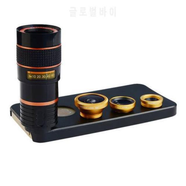 Apexel 4 in 1 모바일 카메라 렌즈 와이드 앵글 매크로 + 어안 피쉬 아이 +, 상세내용참조, 상세내용참조