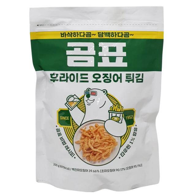 곰표 후라이드 오징어튀김 200g, 200g, 1개