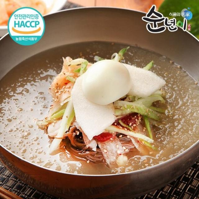  순년이 순년이 함흥냉면 2kg 10인분 +할매손육수 340gx10 +비빔장 500g 단품 단일상품