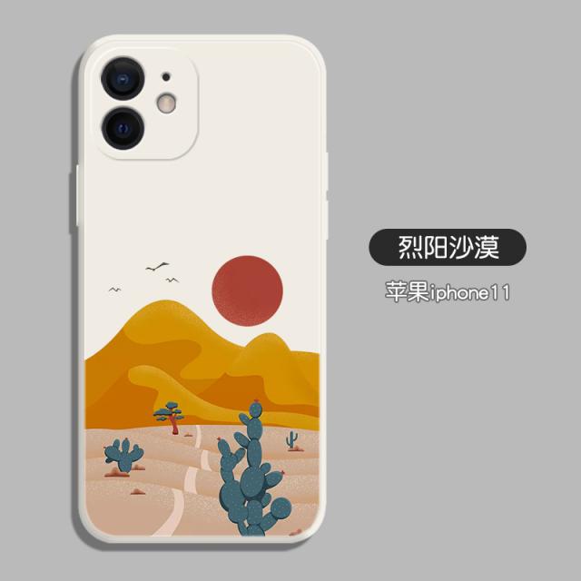 러블리오빠 어플케이스 적용 스킨범퍼 심플 IPHONE12PRO 단아한 여성 삽화 11PROMAX 일직선 액상 실리콘