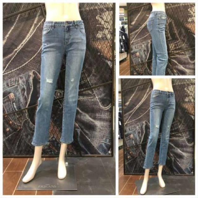 에프알제이 [FRJ] 에프알제이 (오픈구제) 여성 M톤워싱 슬림일자 청바지 F96F-DP821A 덕천점