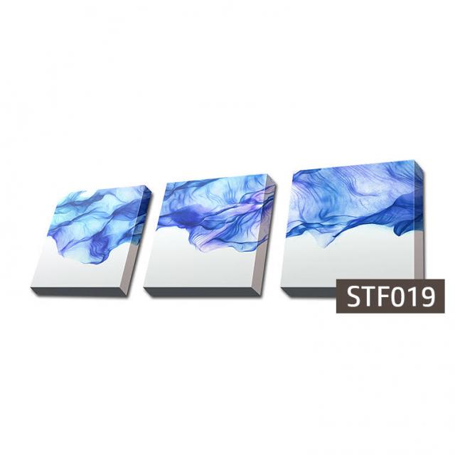 몽차 3분할 캔버스액자 정사각형, STF019