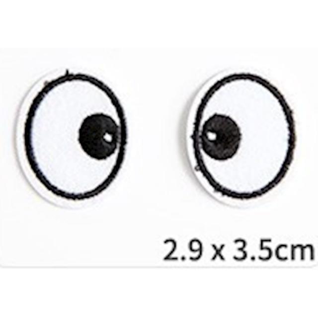 의류부자재 자수패치 열접착 미니 와펜 01_자수와펜 뜬눈 가방패치 자수패치