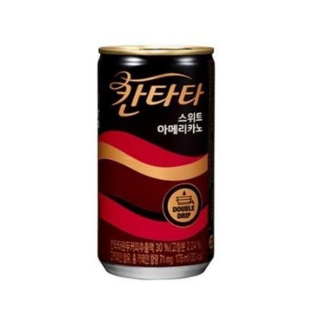 칸타타 오리지날 원두커피 스위트아메리카노, 175ml, 20개