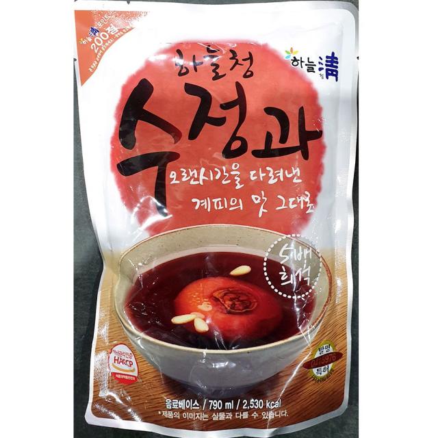 c안전배송_식재료_식당 업소 식재료 수정과(농축5배 하늘청 790ml)X10_W5D60DD, 1