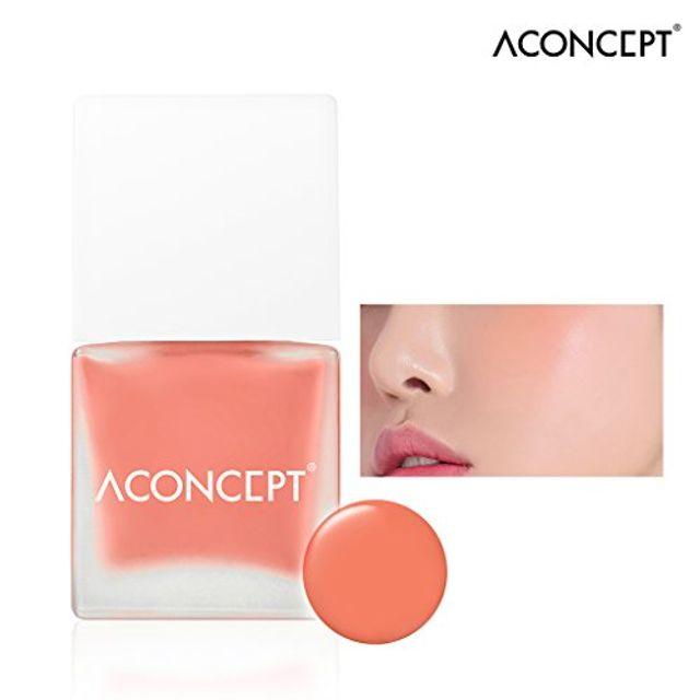 【赫48】 Aconcept Cheek Me 10g 2 Hug Me 수채화 뺨 액체 블러셔 손쉬운 홍당무 메이크업 끈적 거리지 Mi 1 Mi # 5 미스