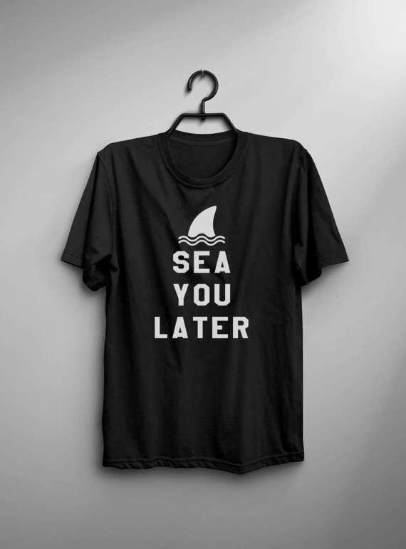 상어 셔츠 재미 있은 동물 tshirt 여자 그래픽 티 봄 브레이크 인쇄 된 망 tshirts 가장 친한 친구 작별 선물 her C850