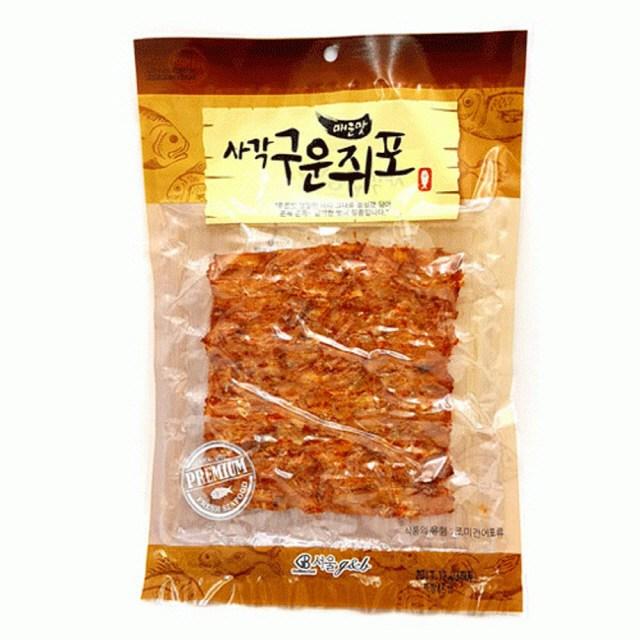 고급안주 마른안주 간식 사각 구운쥐포 100개 마른오징어/건어물/마른안주/아귀포/먹태/오징어채/반건조오징어/육포/국산쥐포/대구포, 단일 수량