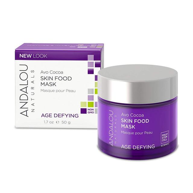 Andalou Naturals 아보 코코아 스킨 푸드 마스크 에이지 디파잉, 50g, 1개