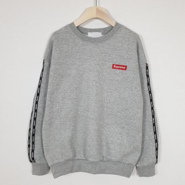 [말괄량이]슈프림 기모 맨투맨 남녀공용 여아 남아 초등학생옷 기본핏