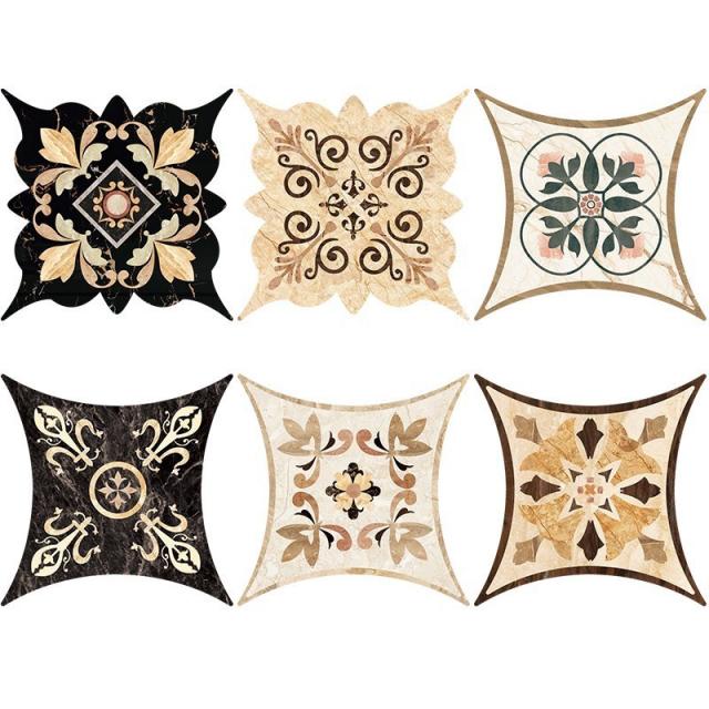 웅스토어 북유럽 벽데코 타일 스티커 내마모성 베니어 바닥 침실 거실 자기부착 장식 대각, C타입