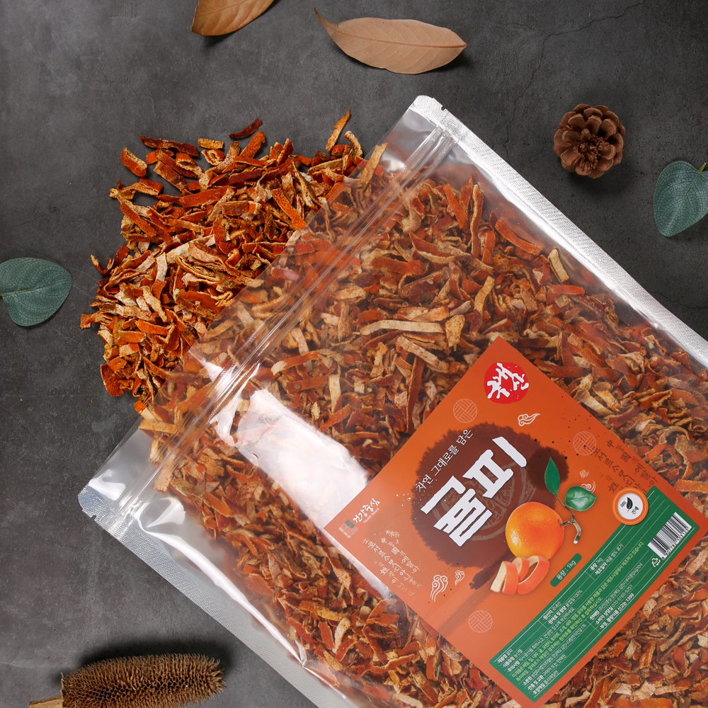 건강중심 국산 말린 귤껍질 진피 귤피 제주산 1kg 1개입