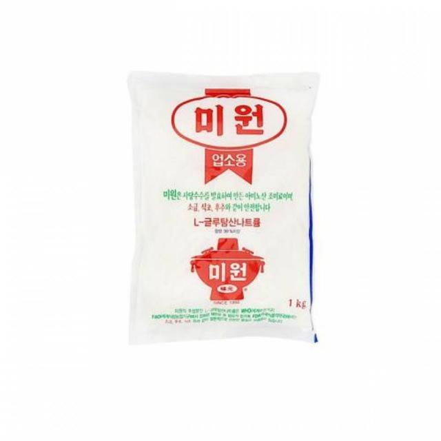 [이클라쓰] 미원 대용량 조미료 1kg 업소용 식당 맛내기 조미료 물엿 연두 간장 꽃소금 조미료육수 케찹 고추기름 식용유 식자재 양념장 양념 와사비 미원 소스 쯔유 다시다 진간장 쌈장 시즈닝 설탕 맛소금 김가루 치킨스톡 고추장 향신료, 단일상품