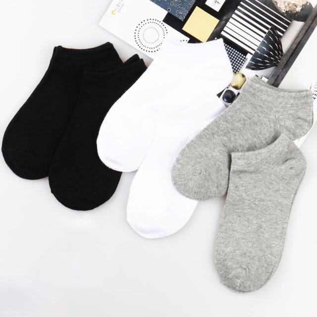 다온이네가게 클양말 크루양말 스양말 쇼트삭스 남자 누런색 짧은 순면 코튼 방취 사계절 풀패딩 10 겹 여름 초슬림 로퍼, 10 겹 흑백 그레이 클양말