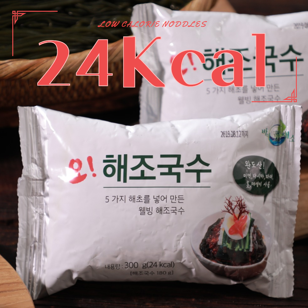 진케어 저칼로리 해조국수 해초국수 26봉 1봉 고작 24kcal, 1set