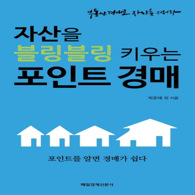 자산을 블링블링 키우는 포인트 경매:포인트를 알면 경매가 쉽다 | 부동산경매로 자산을 키워라, 매경출판