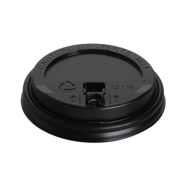 종이컵뚜껑 12/16온스 개폐 블랙 100개/1줄, 100개, 1줄