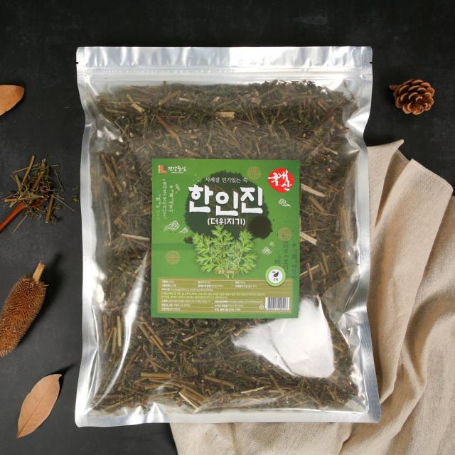 건강중심 국산 말린 더위지기 한인진 500g, 1개입, 500g