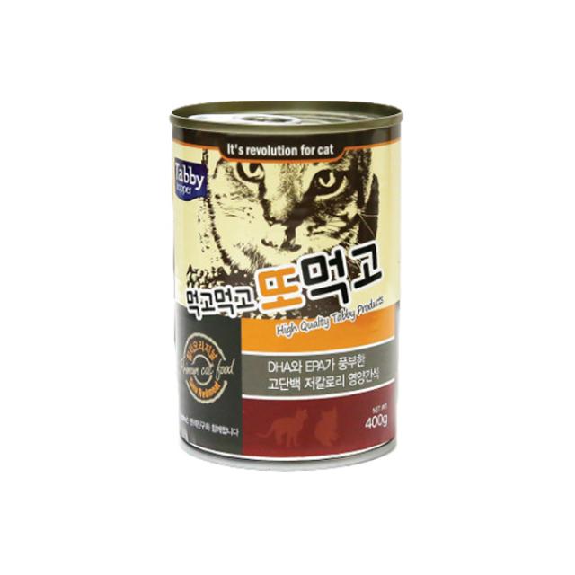 태비탑퍼 먹고먹고 또먹고(오리지날) 고양이캔 400g X12개