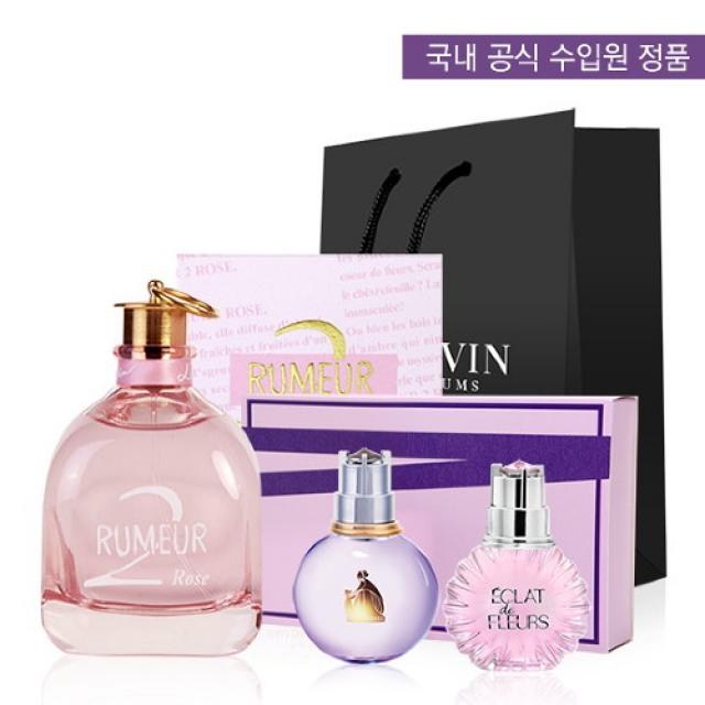 랑방 [랑방] 루머2 로즈 EDP 30ml + 미니어처 2종세트 쇼핑백, 선택완료, 본품30ml+미니2종세트+쇼핑백