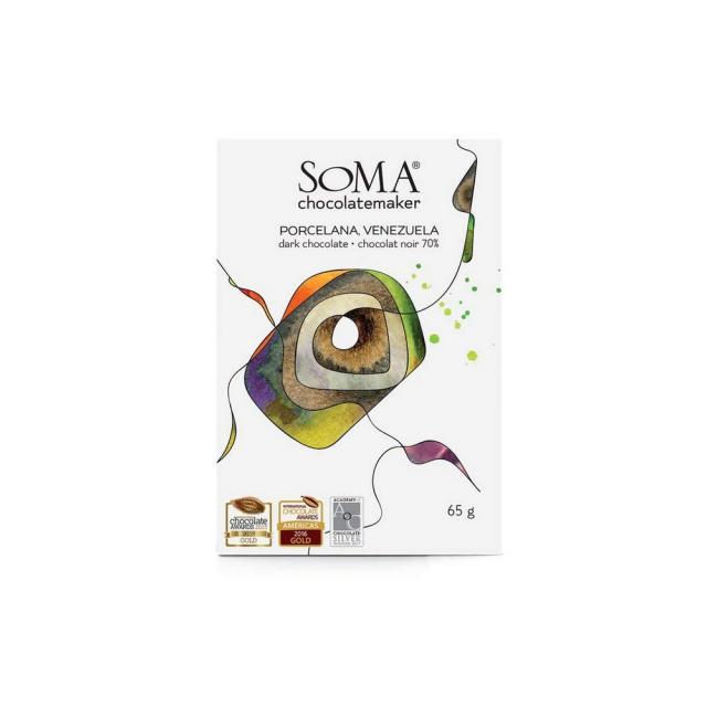 SOMA Chocolatemaker 65 그램의 바 (Porcelana 베네수엘라 70 %), 선택, 상세설명참조