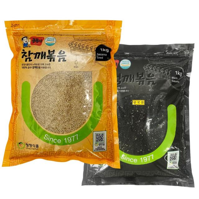 볶음참깨 검정깨볶음 1kg Cjb001 1 볶음참깨 1kg