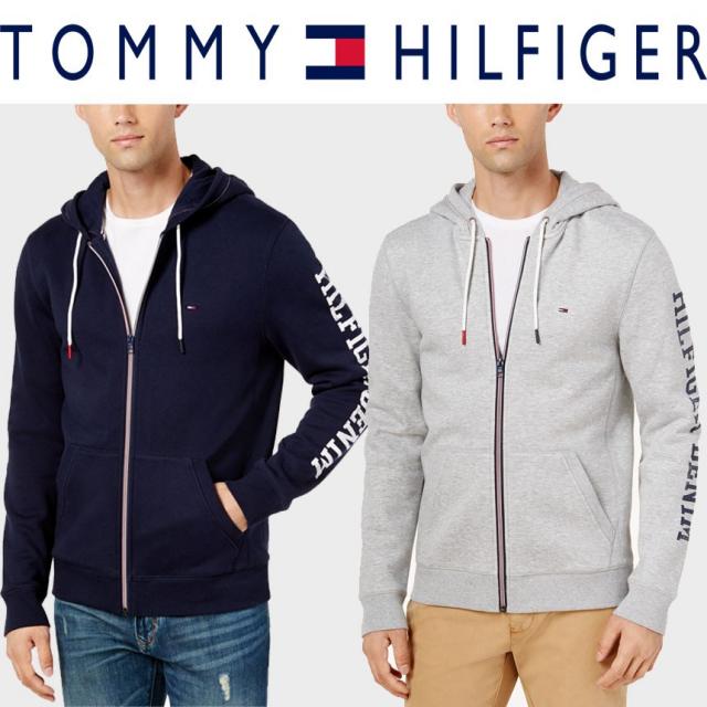 [미국] 정품 타미힐피거 Tommy Hilfiger 남자 로고 후드집업