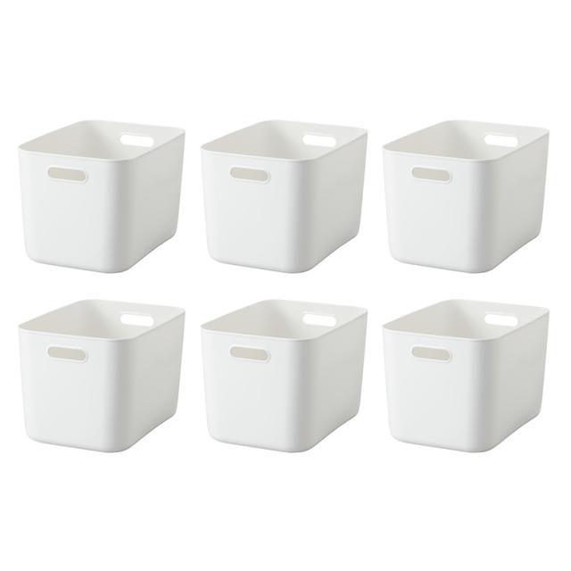 무인양품 MUJI 폴리에틸렌 수납 케이스 L 6개 4549738749486