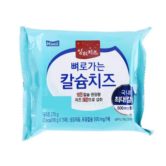 [메가마트] 매일 상하 뼈로가는 칼슘치즈 270g(1+1)행사, 1개