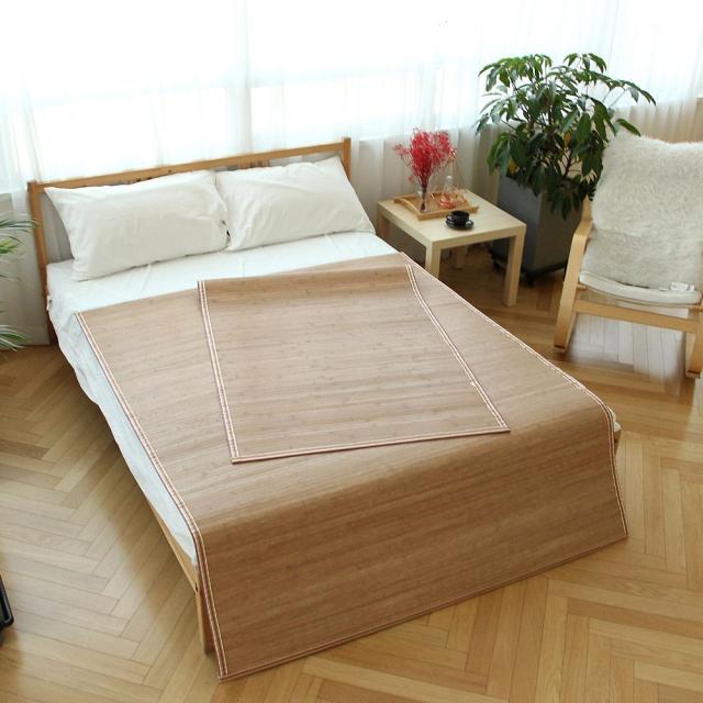 W66F9C4T 150x190cm 대나무 시원한자리 17mm 여름러그 나무결 왕골자리 대자리 나무자리 돗자리 침 작은 편백자리 오크자리 jd-01952 대자리