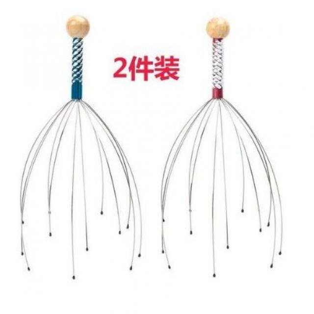 두부 마사지 도구 주꾸미 대만 항공 두피 영혼 뽑다 추출기 12 간지럽다 신기, 5발톱 클래식 블루 안마기 5발톱 클