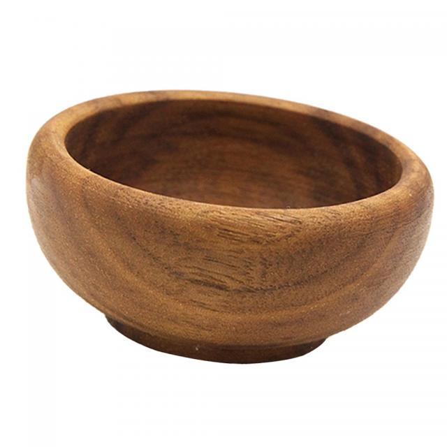 ZLD 나무로되는 찻잔 맥주 컵 음료 찻잔 손으로 만들어진 원시적 인 쿵푸 차 그릇, 어두운 갈색