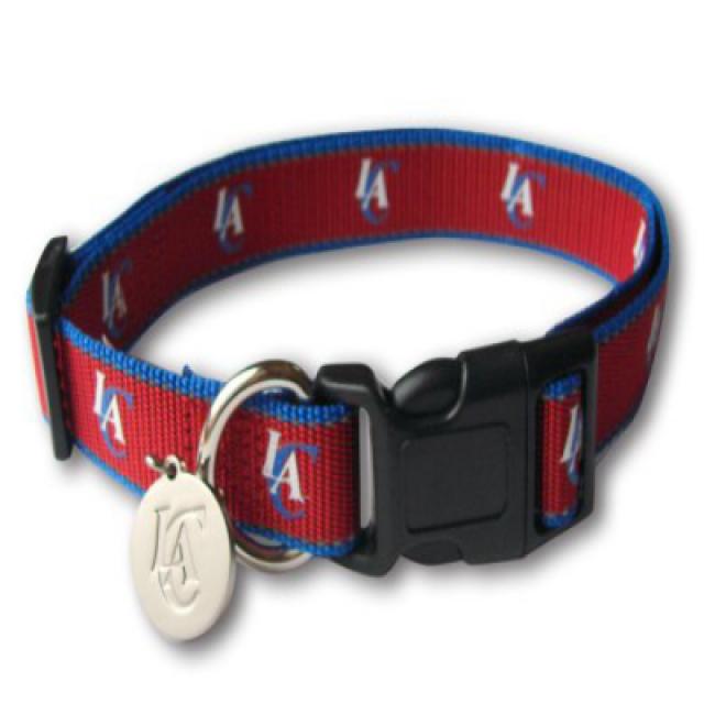 Sporty NBA Los Angeles Clippers Reflective Dog Collar Large 스포티 한 NBA 로스 앤젤레스 클리퍼스 반사적 인 개 목걸이 대형, 1