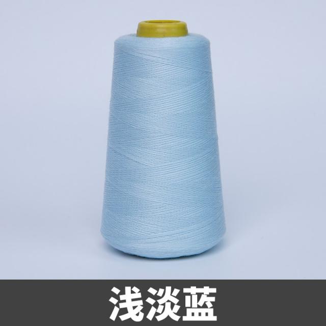 가정용미싱 핸드메이드 보탑 고속 재봉틀 전용 402 잔줄 바늘 실 롱웨이브 옷 블랙 반동 노선 화이트 4755218078, 엷다 블루 작은 사불상