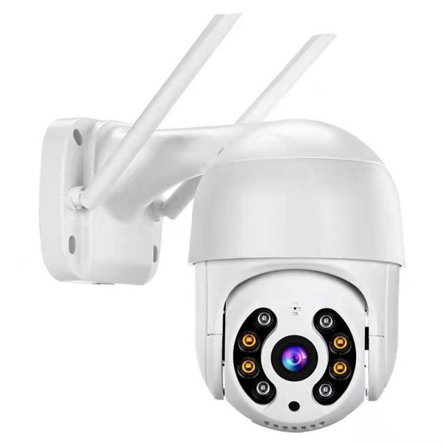 800만 화소 고화질 실내외 방수 카메라 무선 Wi-Fi 가정용 CCTV, 500만 + 정전 항속전원 + 64GB, 판자 렌즈, 사람 수레를 비추면 물체가 밝다