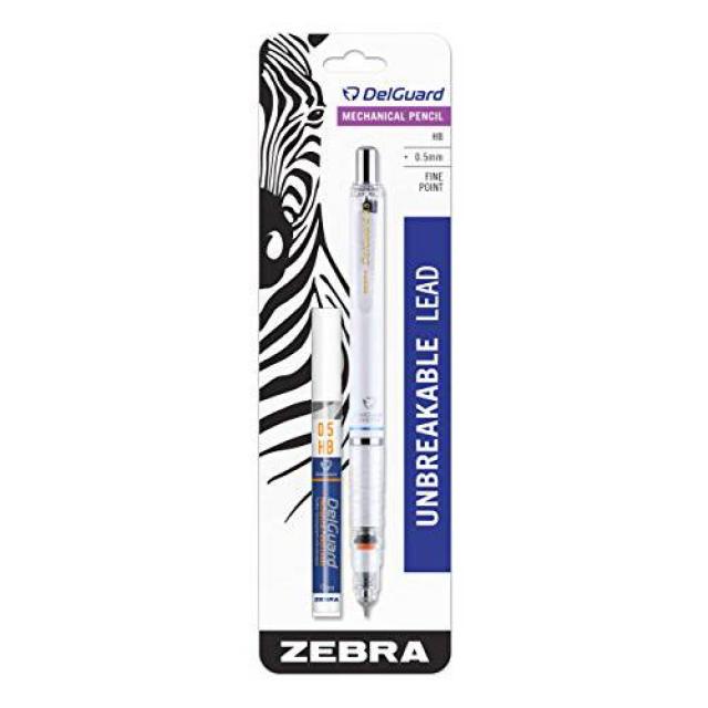 Zebra Pen Delguard 샤프 샤프 펜슬 보너스 심 리필 파인포인트팁 가는 상세내용참조