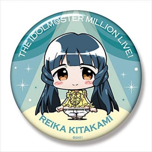 [아이돌 마스터 굿즈] 미닛츄 아이돌 마스터 밀리언 라이브! 북상 麗花 빅 캔 뱃지, 단일상품