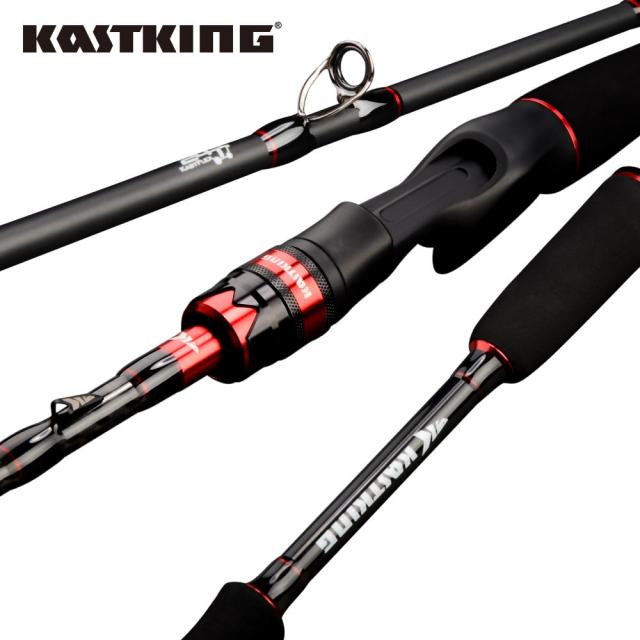 Kastking 최대 강철 막대 1.80 m 1.98 m 2.13 m 2.28 m baitcasting 막대와 탄소 방적 주조 낚싯대