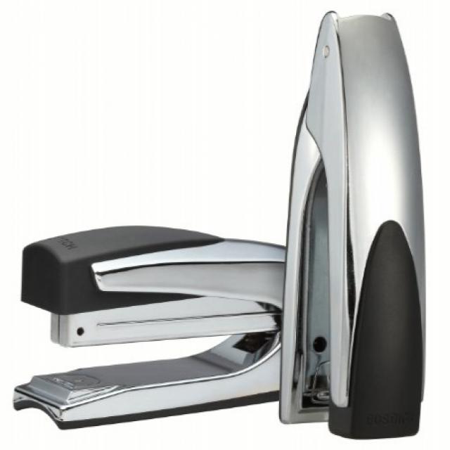 Bostitch Premium Metal Executive Stand-Up Desktop Stapler Chrome (B3000) Bostitch Premium Metal 이그제, nullSET
