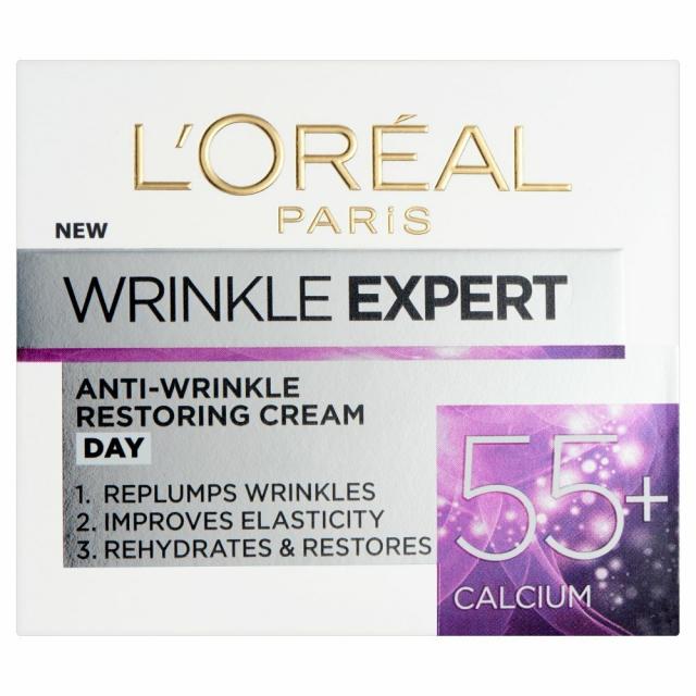 (영국직배) L'Oreal 로레알 링클 엑스퍼트 55+ 데이 크림 50ml 2팩 Wrinkle Expert Calcium Anti-Wrinkle