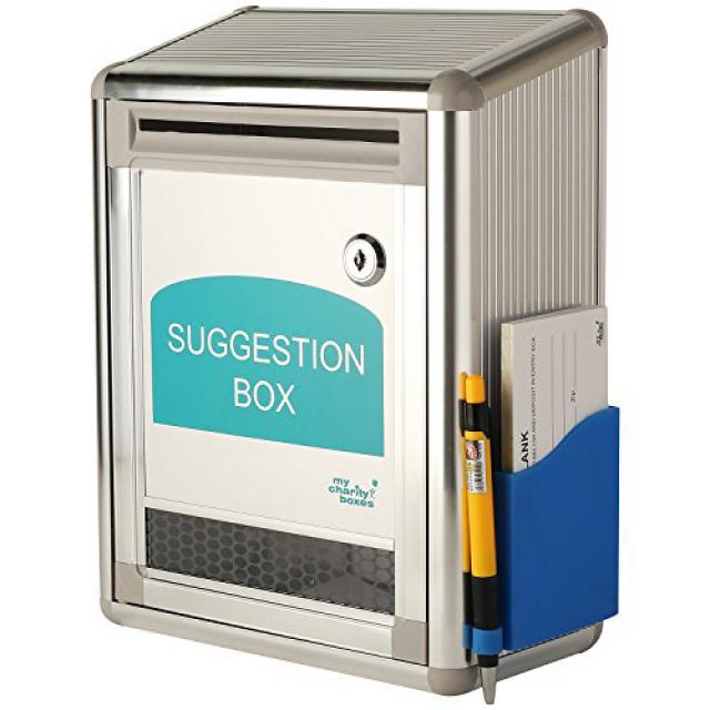 Mcb ~ Aluminum Suggestion Box ~ Donation Box ~ Mail Box ~ Comment Box Mcb ~ 알루미늄 제안 상자 ~ 기부금 상자 ~ 우체 Nullset