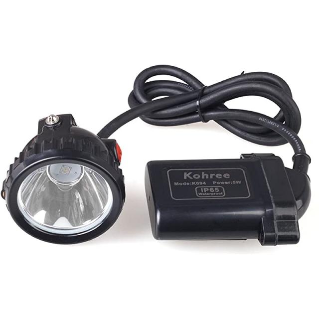 5W KL6LM 방수 IP65 LED 광부 헤드램프를 장착한 스마트 충전기 앰프 카 충전기 장착 호그 사슴 코요테 사냥 채굴 캠핑 등, 상세페이지 참조