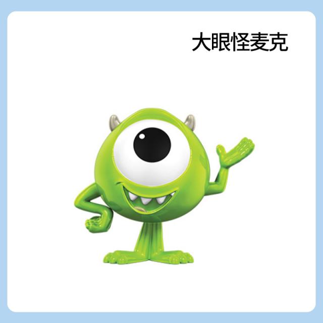 현스토어 미태 픽사 애니메이션 Q판 미니 번개 하드 체 진열 장식품, 미니 사이즈 큰 눈망울다 마이크 GRC24-GRC