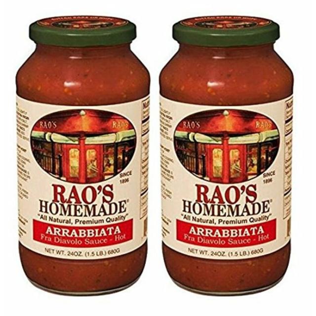 라오 Rao's Arrabiata Sauce 라오스 홈메이드 아라비아타 소스 680g 2팩, 1세트