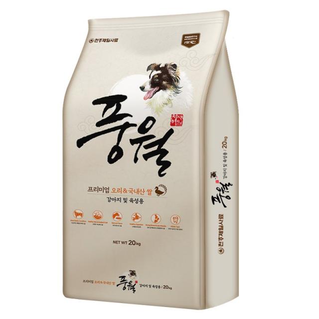 풍월 천하제일 20kg 전연령 강아지사료, 1개