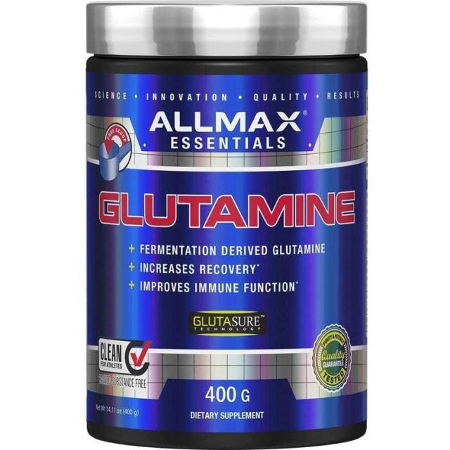 미국직구 ALLMAX Nutrition 100 % 순수 미분화 글루타민 14.1oz (400g), 1set, 상세참조