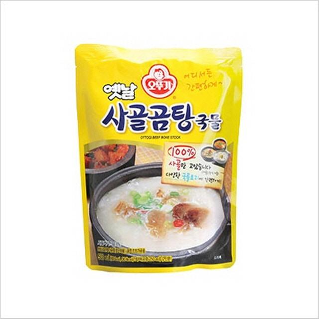 179 잡빠랑스 / 오뚜기 옛날 사골곰탕 500g 국밥 육개장 즉석탕 냉장냉동 찌개/탕, 단일 수량