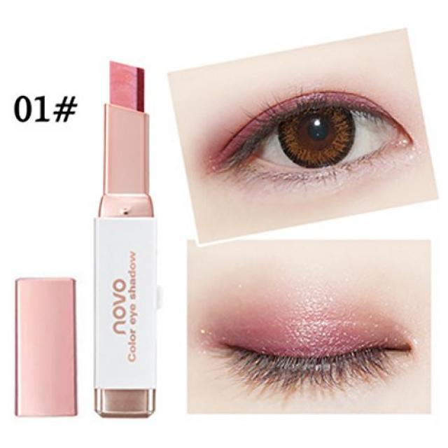 Silvercell Eye Shadow Stick Waterproof Double Colors Gradient Shimmer Eyeshadow Pen, 본문참고, Color = A1